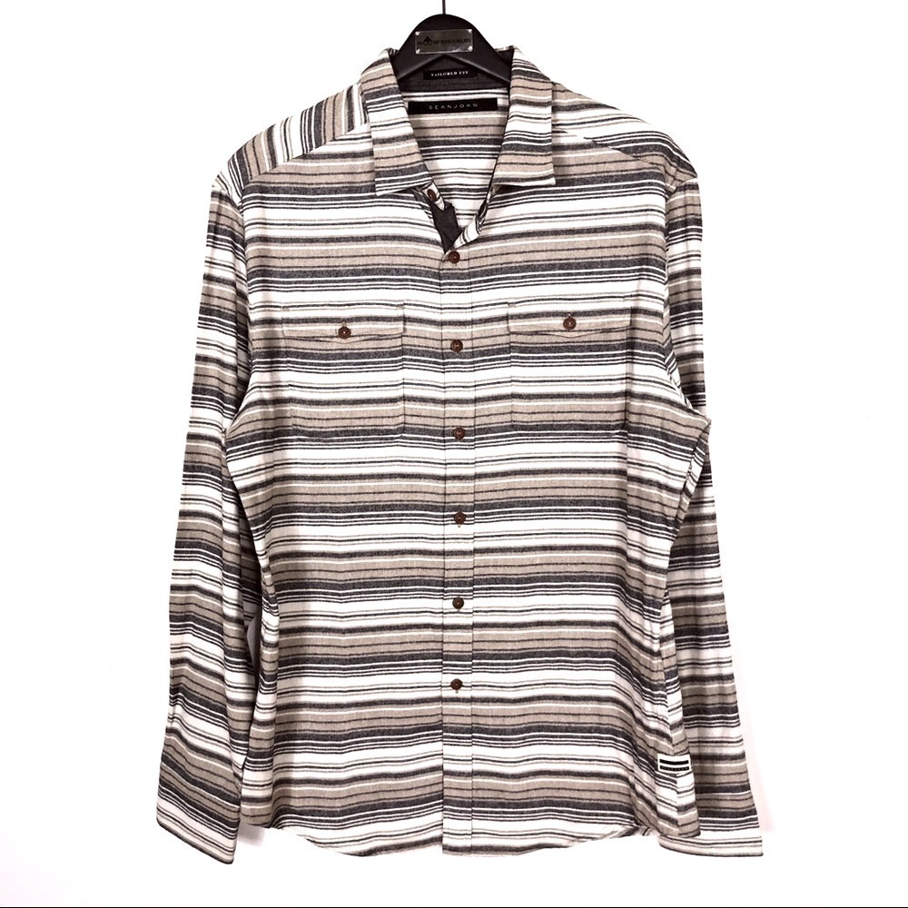 Sean John Casual Button Down Shirt 2XL